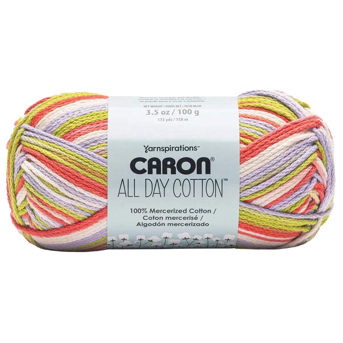 Caron All Day Cotton Prints Yarn