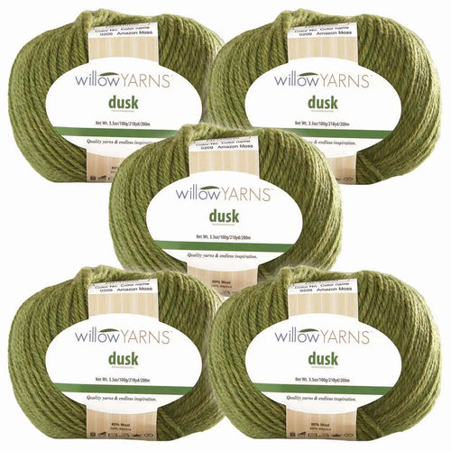 Willow Yarns Dusk-Bag of 5 Yarn Pack