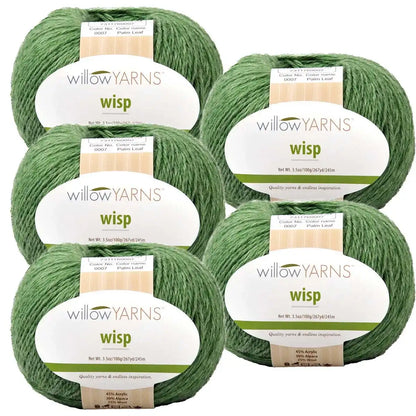 Willow Yarns Wisp-Bag of 5 Yarn Pack