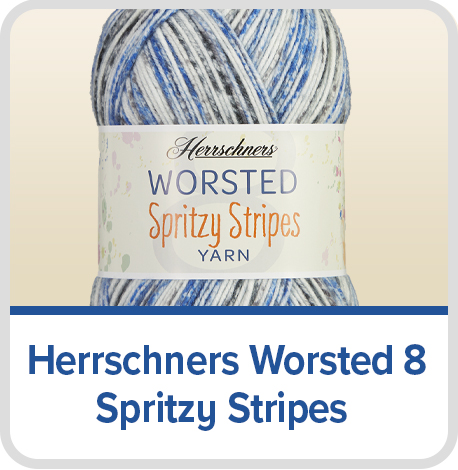 Herrschners Worsted 8 Spritzy Stripes yarn